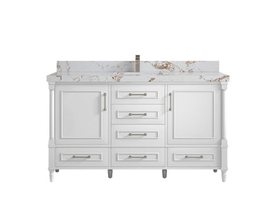 Aberdeen 60 in. W x 22 in. D Single Sink Bathroom Vanity - Willow Bath and Vanity
