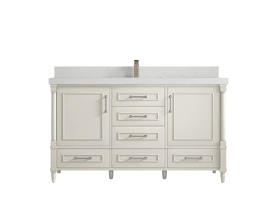 Aberdeen 60 in. W x 22 in. D Single Sink Bathroom Vanity - Willow Bath and Vanity