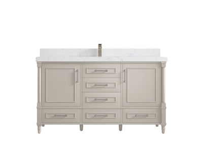 Aberdeen 60 in. W x 22 in. D Single Sink Bathroom Vanity - Willow Bath and Vanity