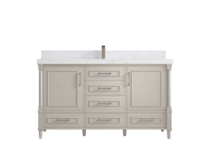 Aberdeen 60 in. W x 22 in. D Single Sink Bathroom Vanity - photo 28