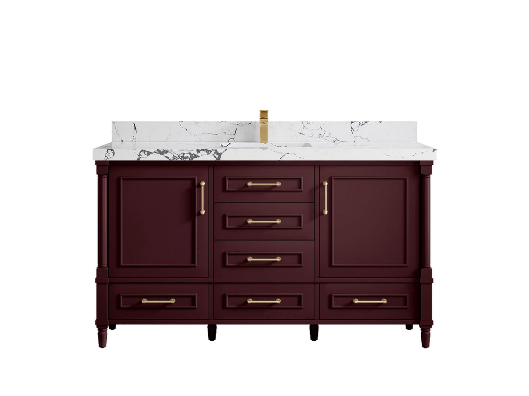 Aberdeen 60 in. W x 22 in. D Single Sink Bathroom Vanity - Willow Bath and Vanity