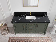 Aberdeen 60 in. W x 22 in. D Single Sink Bathroom Vanity - photo 13