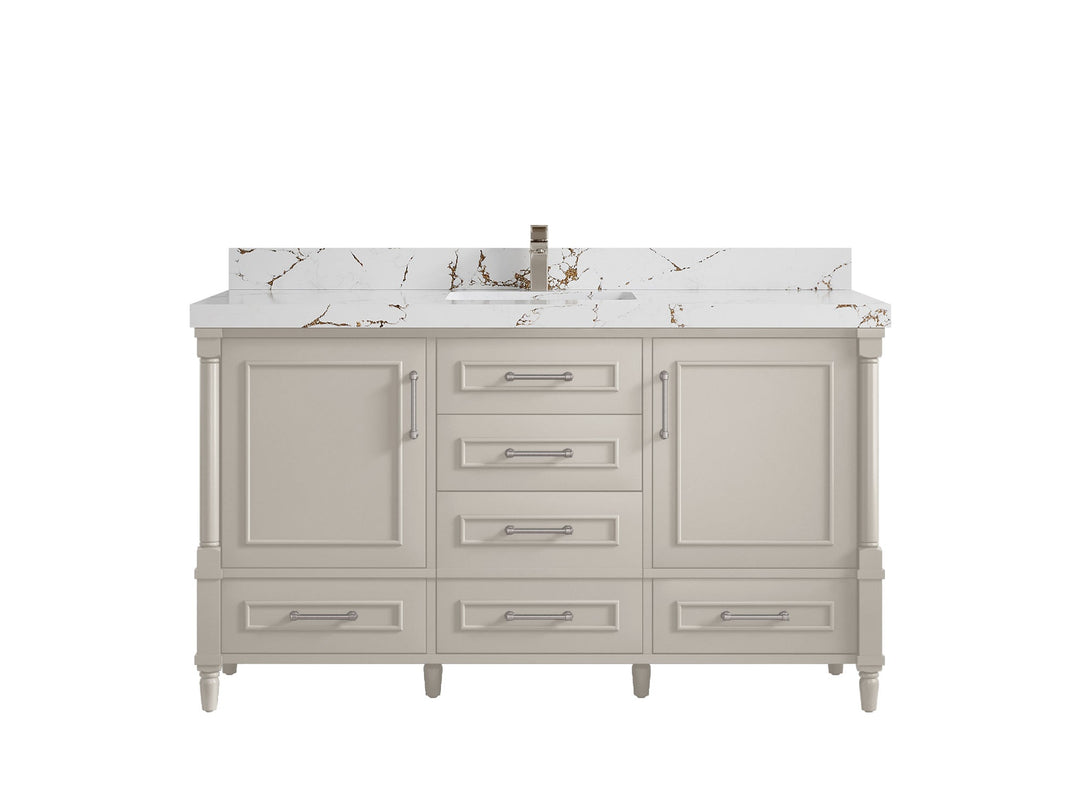 Aberdeen 60 in. W x 22 in. D Single Sink Bathroom Vanity - Willow Bath and Vanity
