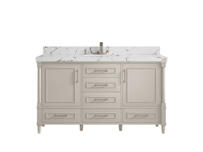 Aberdeen 60 in. W x 22 in. D Single Sink Bathroom Vanity - Willow Bath and Vanity