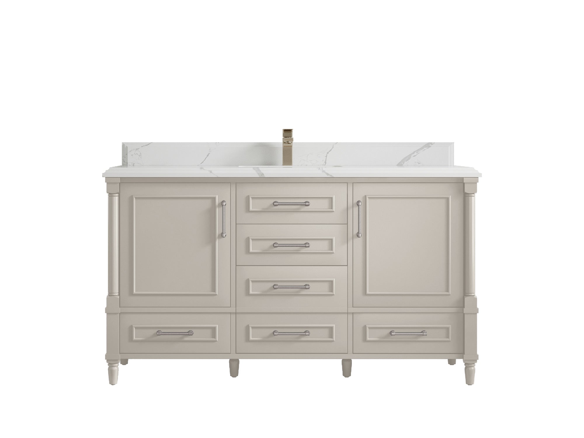 Aberdeen 60 in. W x 22 in. D Single Sink Bathroom Vanity - Willow Bath and Vanity