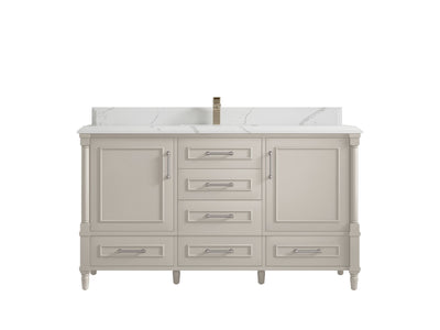 Aberdeen 60 in. W x 22 in. D Single Sink Bathroom Vanity - Willow Bath and Vanity
