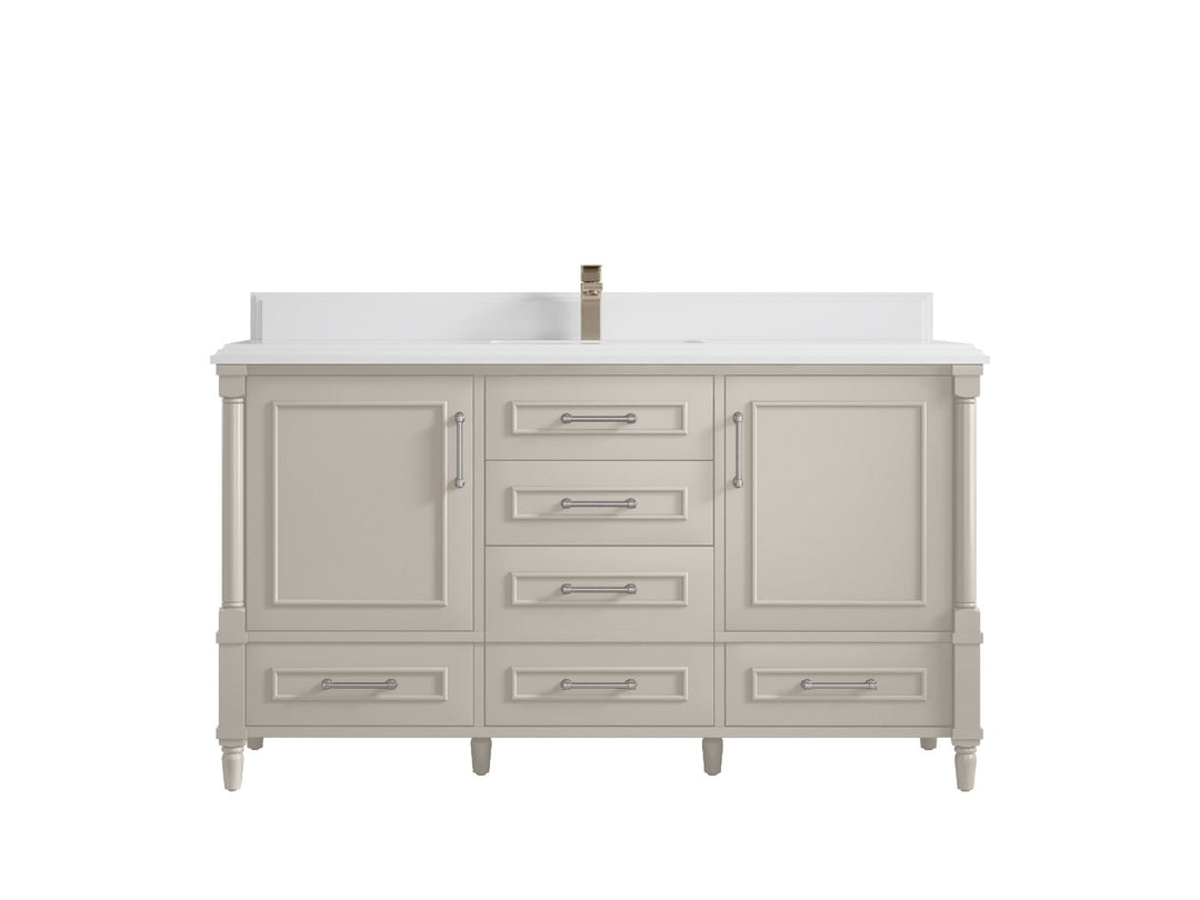 Aberdeen 60 in. W x 22 in. D Single Sink Bathroom Vanity - Willow Bath and Vanity
