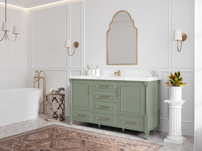Aberdeen 60 in. W x 22 in. D Single Sink Bathroom Vanity - Willow Bath and Vanity