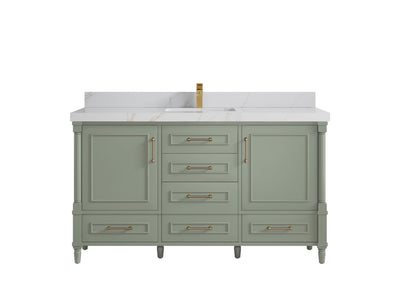Aberdeen 60 in. W x 22 in. D Single Sink Bathroom Vanity - Willow Bath and Vanity