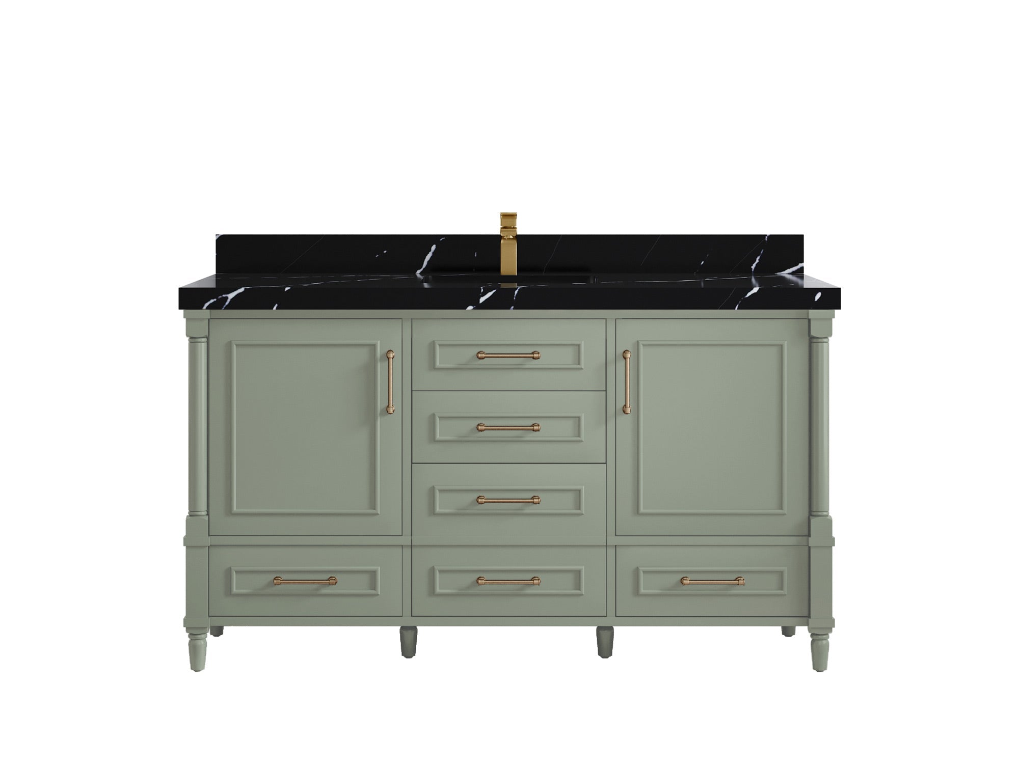 Aberdeen 60 in. W x 22 in. D Single Sink Bathroom Vanity - Willow Bath and Vanity