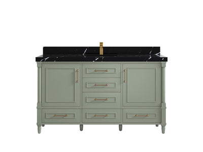 Aberdeen 60 in. W x 22 in. D Single Sink Bathroom Vanity - Willow Bath and Vanity