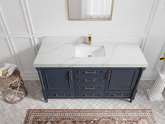 Aberdeen 60 in. W x 22 in. D Single Sink Bathroom Vanity - photo 15