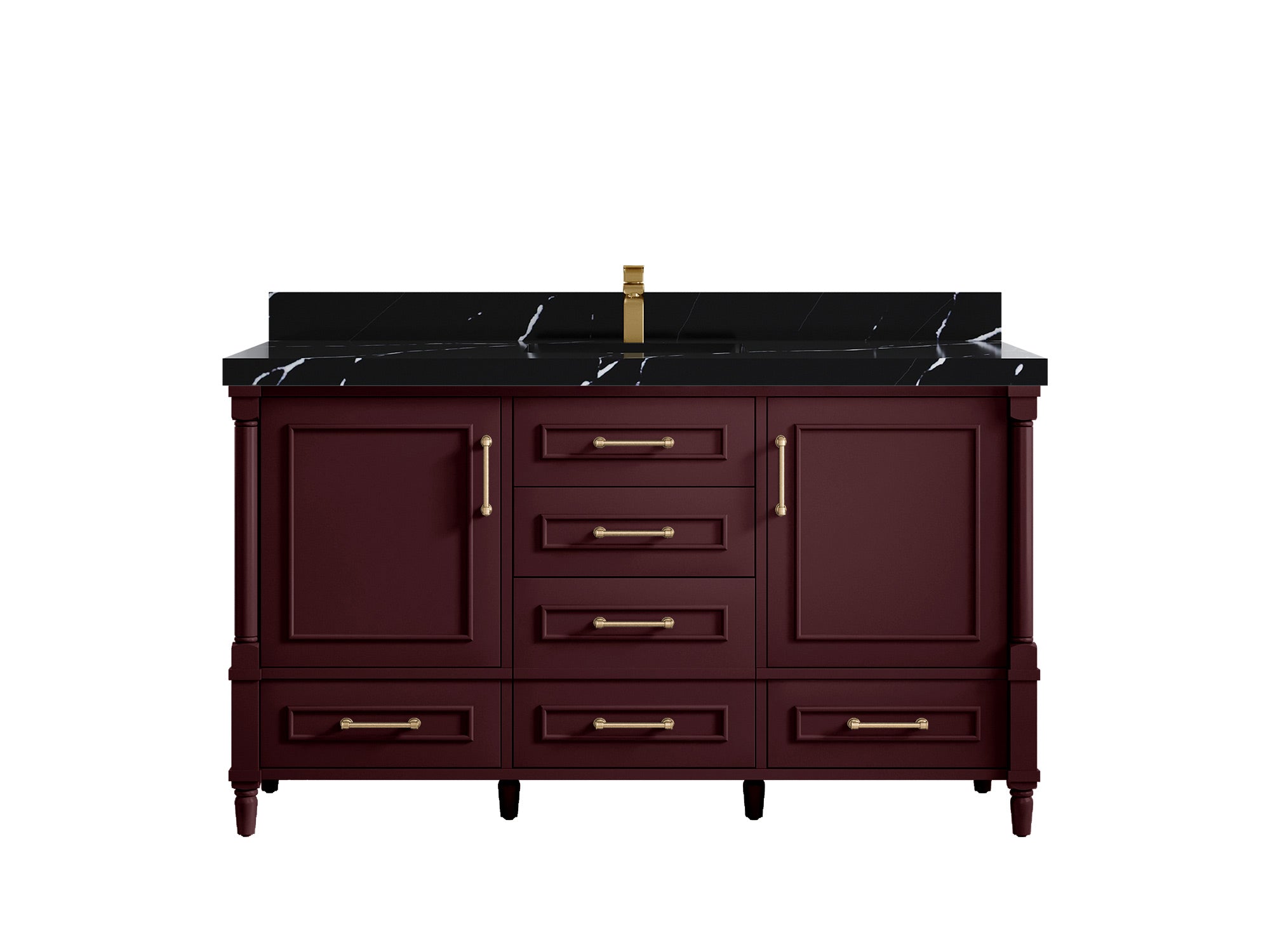 Aberdeen 60 in. W x 22 in. D Single Sink Bathroom Vanity - Willow Bath and Vanity