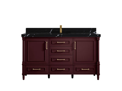 Aberdeen 60 in. W x 22 in. D Single Sink Bathroom Vanity - Willow Bath and Vanity