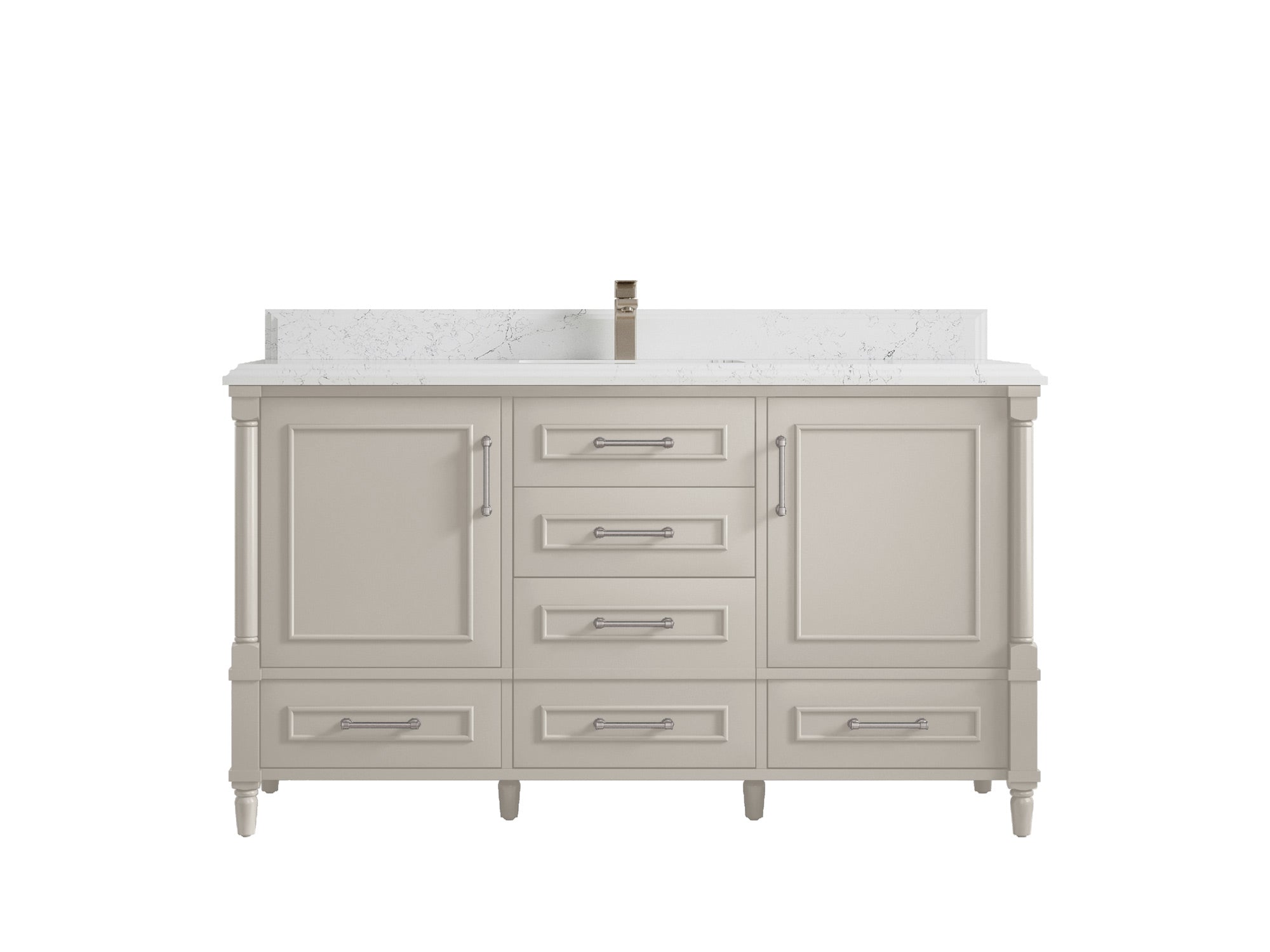 Aberdeen 60 in. W x 22 in. D Single Sink Bathroom Vanity - Willow Bath and Vanity