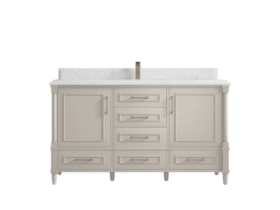 Aberdeen 60 in. W x 22 in. D Single Sink Bathroom Vanity - Willow Bath and Vanity