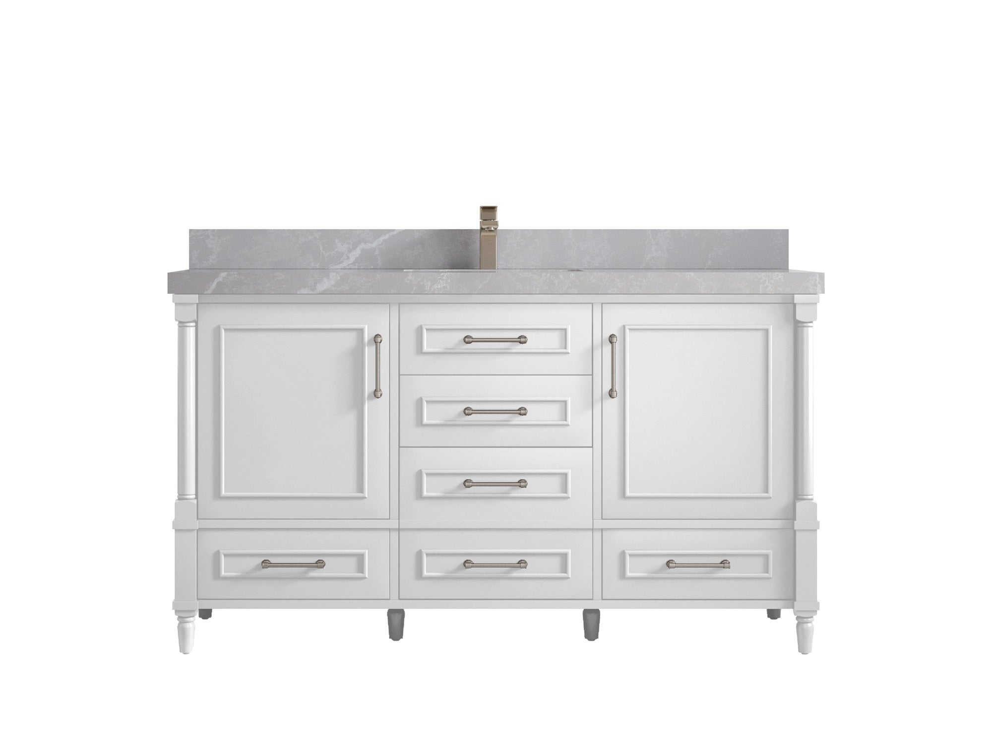Aberdeen 60 in. W x 22 in. D Single Sink Bathroom Vanity - Willow Bath and Vanity