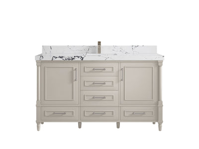 Aberdeen 60 in. W x 22 in. D Single Sink Bathroom Vanity - Willow Bath and Vanity