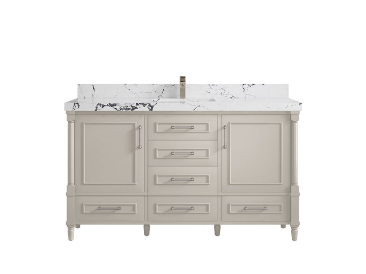 Aberdeen 60 in. W x 22 in. D Single Sink Bathroom Vanity - photo 38