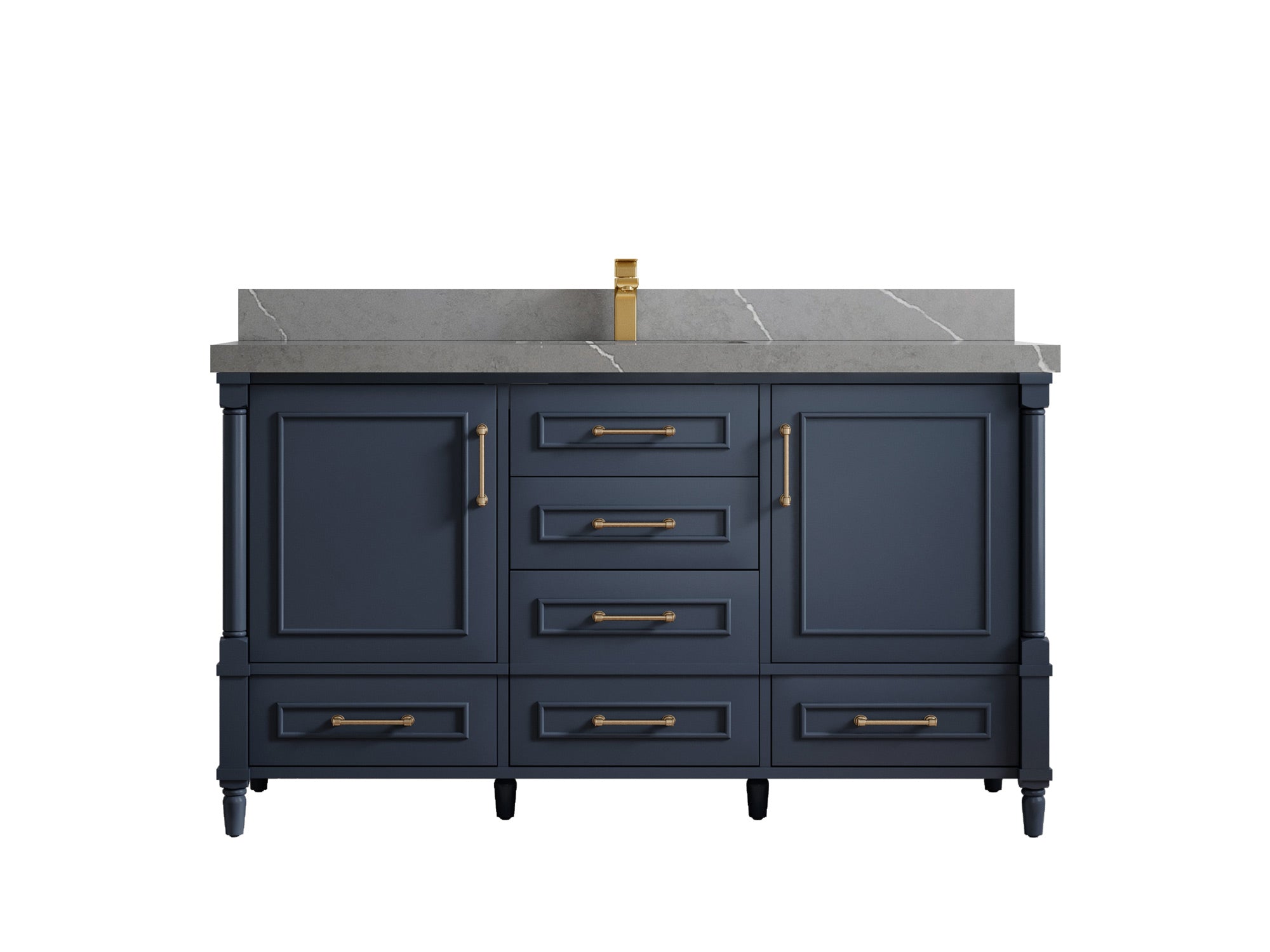 Aberdeen 60 in. W x 22 in. D Single Sink Bathroom Vanity - Willow Bath and Vanity