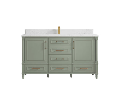 Aberdeen 60 in. W x 22 in. D Single Sink Bathroom Vanity - Willow Bath and Vanity