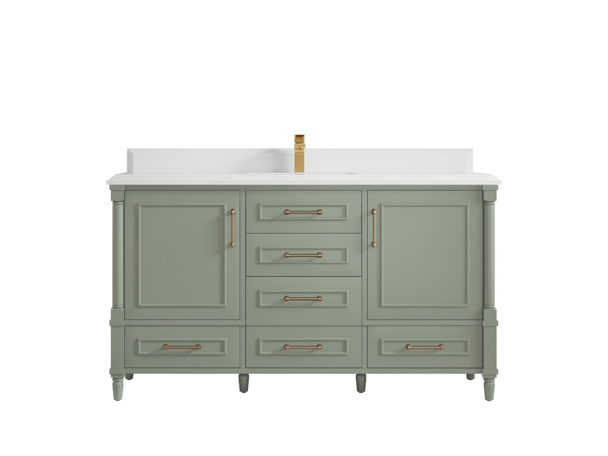 Aberdeen 60 in. W x 22 in. D Single Sink Bathroom Vanity - Willow Bath and Vanity