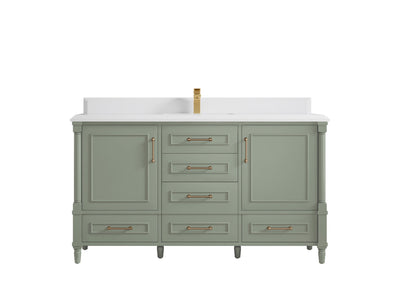 Aberdeen 60 in. W x 22 in. D Single Sink Bathroom Vanity - Willow Bath and Vanity