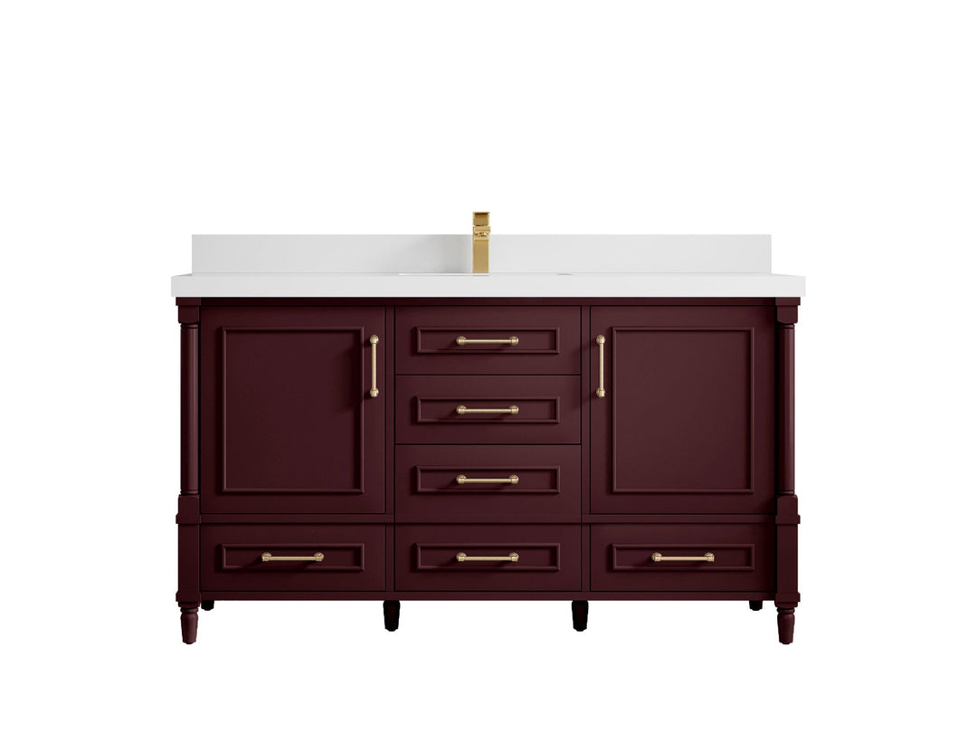 Aberdeen 60 in. W x 22 in. D Single Sink Bathroom Vanity - Willow Bath and Vanity