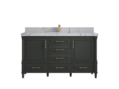 Aberdeen 60 in. W x 22 in. D Single Sink Bathroom Vanity - Willow Bath and Vanity