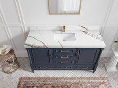 Aberdeen 60 in. W x 22 in. D Single Sink Bathroom Vanity - photo 9