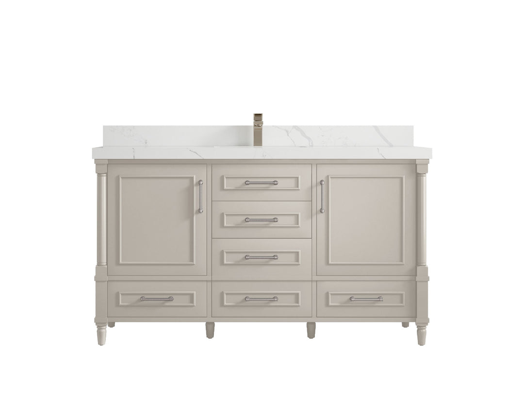 Aberdeen 60 in. W x 22 in. D Single Sink Bathroom Vanity - Willow Bath and Vanity