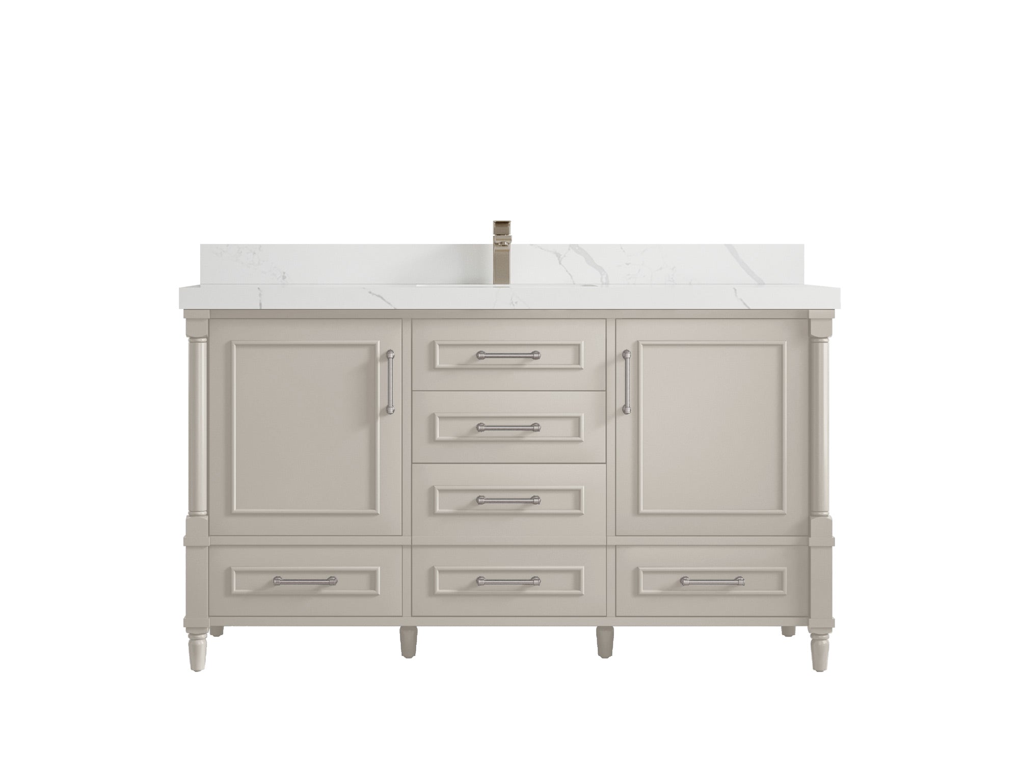 Aberdeen 60 in. W x 22 in. D Single Sink Bathroom Vanity - Willow Bath and Vanity