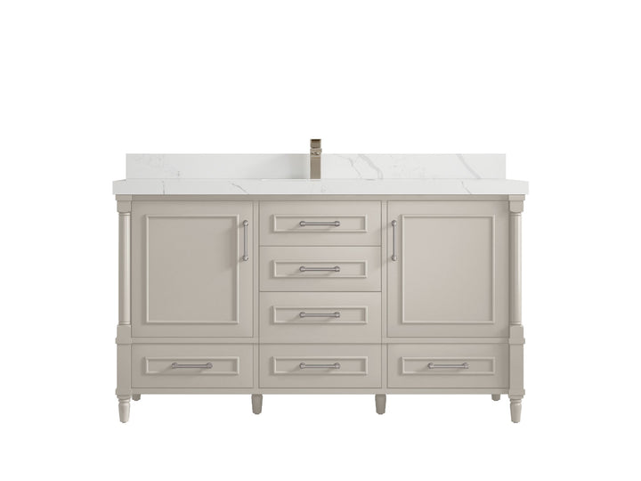 Aberdeen 60 in. W x 22 in. D Single Sink Bathroom Vanity - photo 12