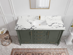Aberdeen 60 in. W x 22 in. D Single Sink Bathroom Vanity - photo 28