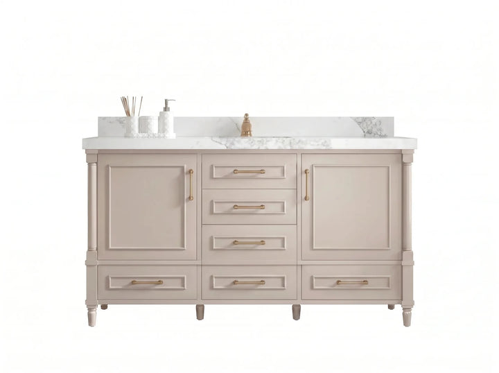 Aberdeen 60 in. W x 22 in. D Single Sink Bathroom Vanity - photo 1