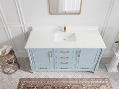Aberdeen 60 in. W x 22 in. D Single Sink Bathroom Vanity - photo 26