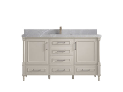 Aberdeen 60 in. W x 22 in. D Single Sink Bathroom Vanity - Willow Bath and Vanity