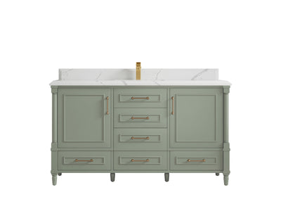 Aberdeen 60 in. W x 22 in. D Single Sink Bathroom Vanity - Willow Bath and Vanity