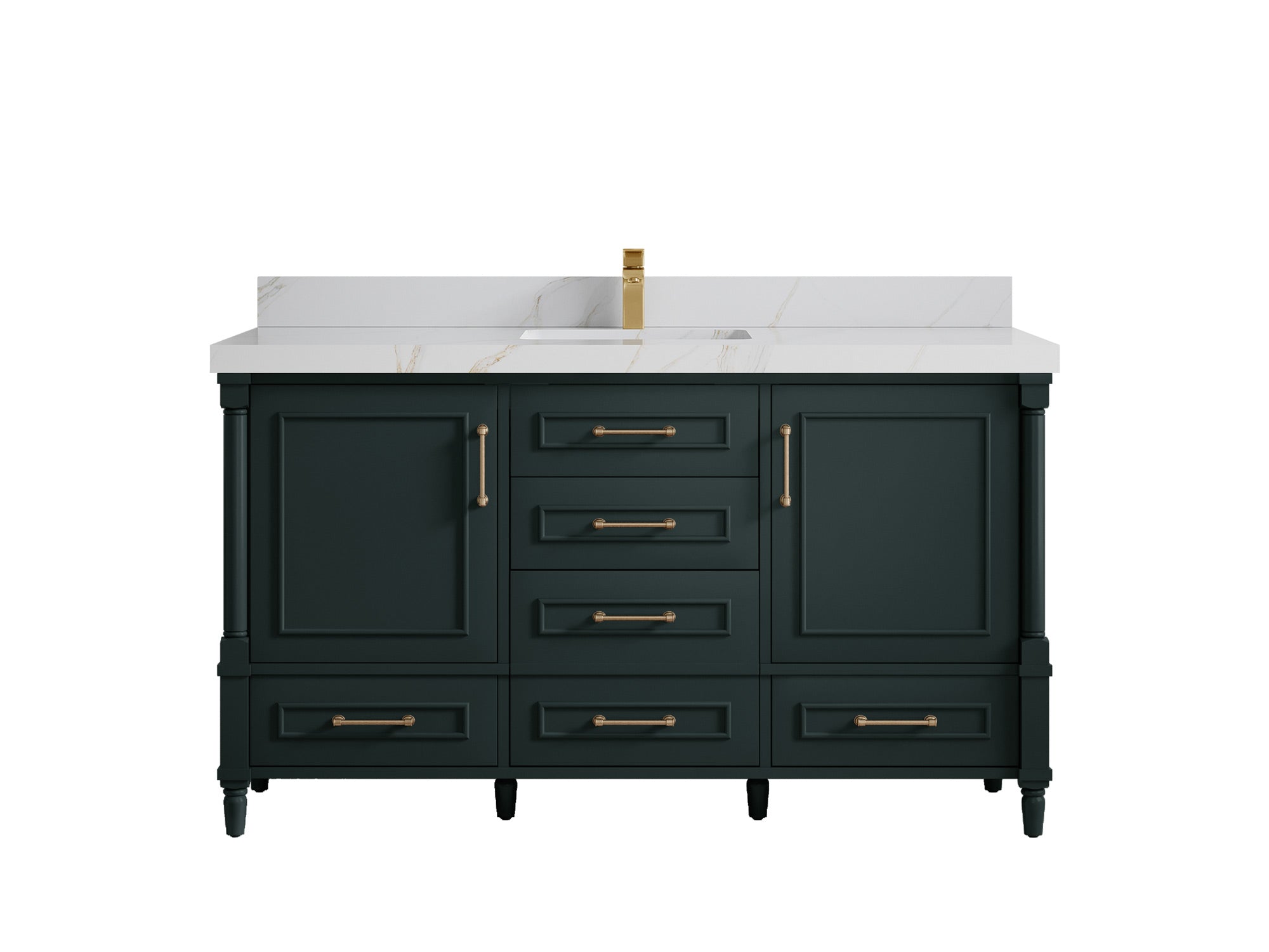 Aberdeen 60 in. W x 22 in. D Single Sink Bathroom Vanity - Willow Bath and Vanity