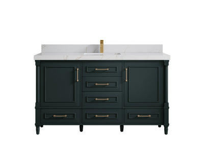 Aberdeen 60 in. W x 22 in. D Single Sink Bathroom Vanity - Willow Bath and Vanity
