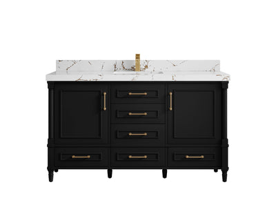 Aberdeen 60 in. W x 22 in. D Single Sink Bathroom Vanity - Willow Bath and Vanity
