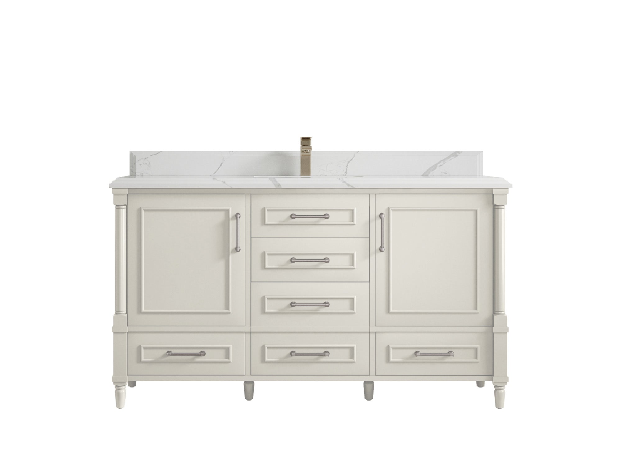 Aberdeen 60 in. W x 22 in. D Single Sink Bathroom Vanity - Willow Bath and Vanity
