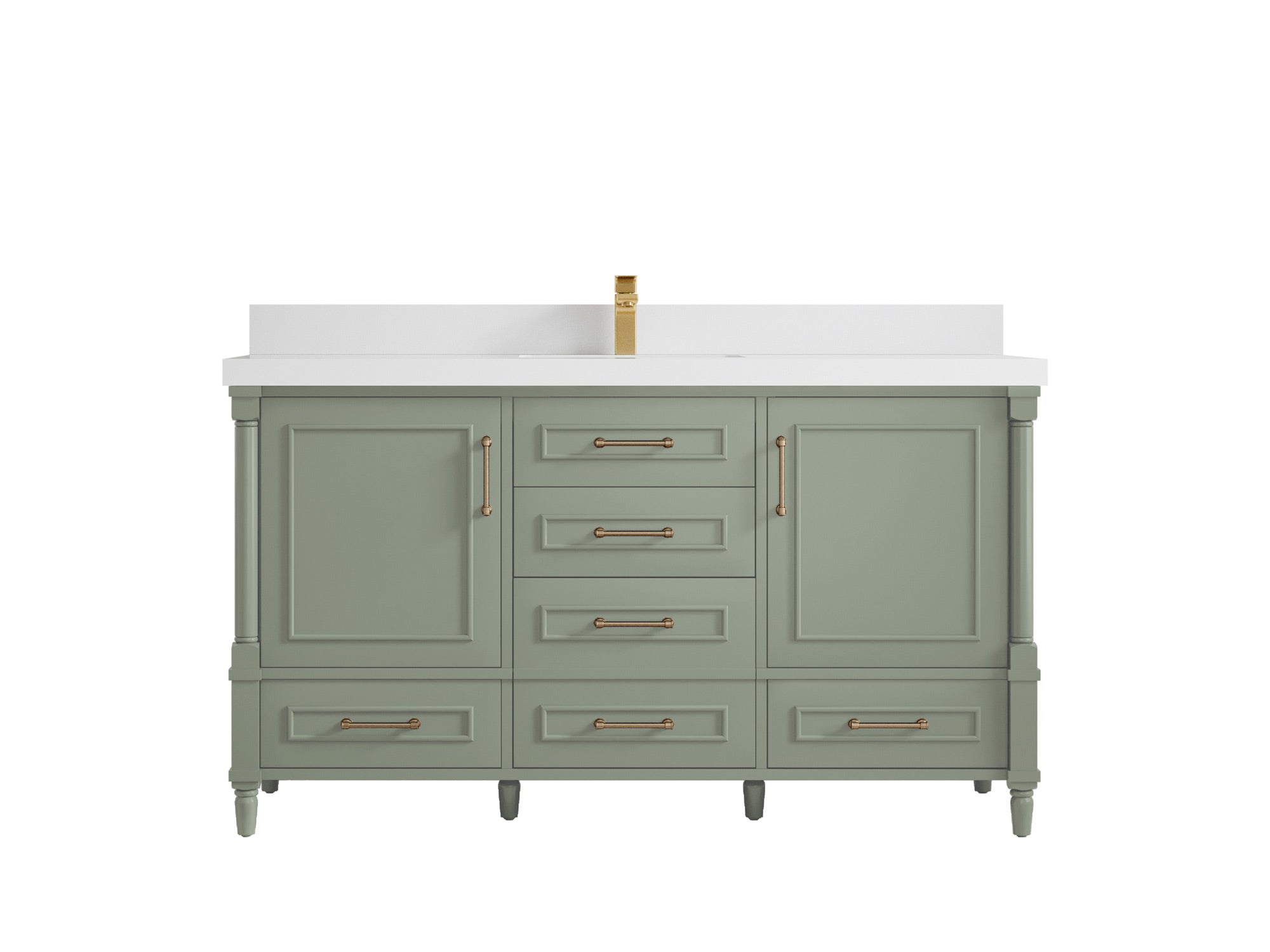 Aberdeen 60 in. W x 22 in. D Single Sink Bathroom Vanity - Willow Bath and Vanity