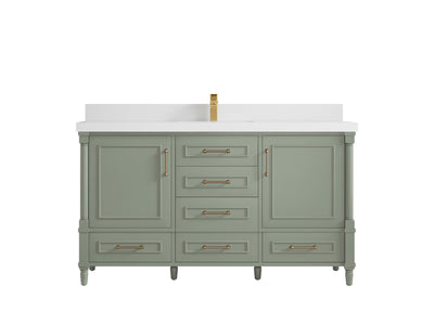Aberdeen 60 in. W x 22 in. D Single Sink Bathroom Vanity - Willow Bath and Vanity