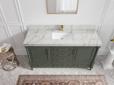 Aberdeen 60 in. W x 22 in. D Single Sink Bathroom Vanity - Willow Bath and Vanity