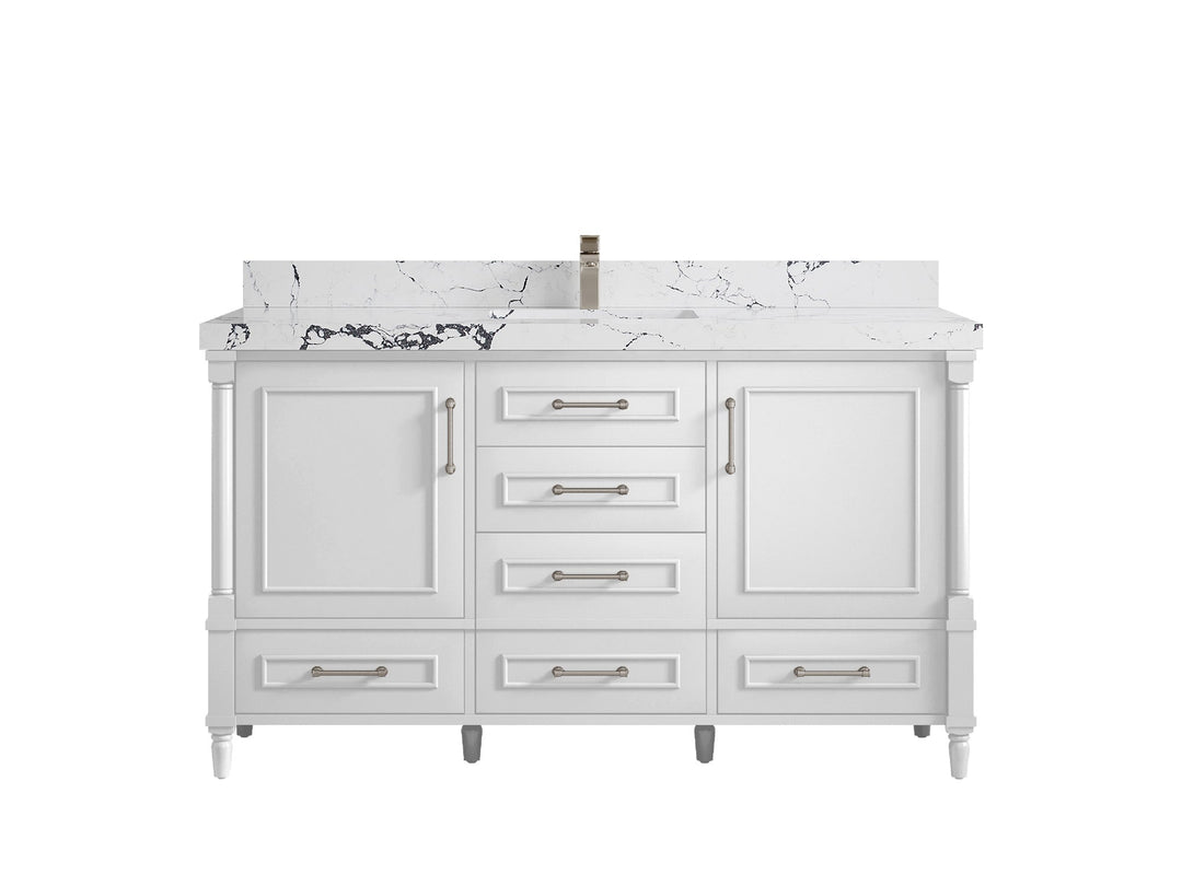 Aberdeen 60 in. W x 22 in. D Single Sink Bathroom Vanity - Willow Bath and Vanity