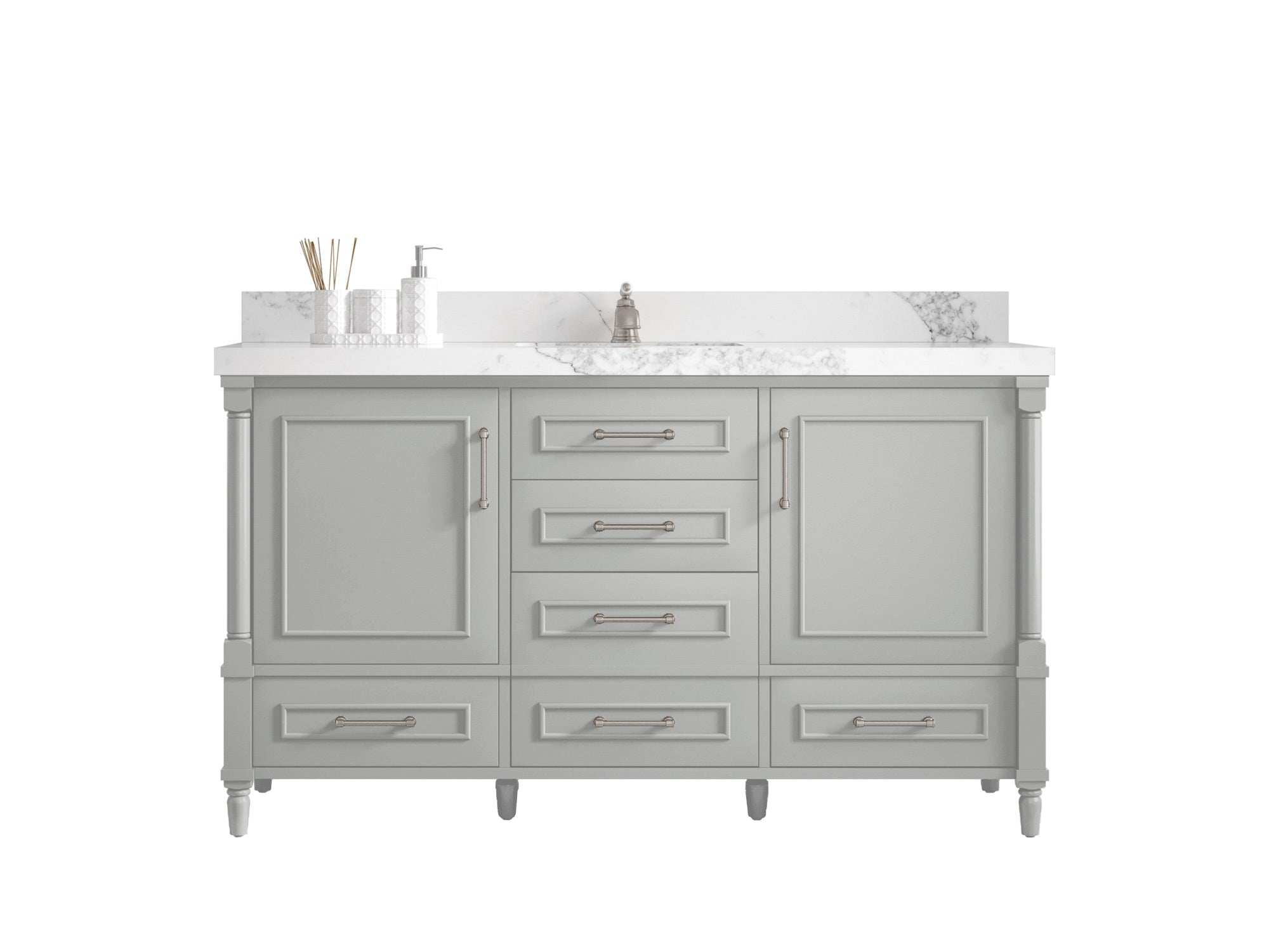 Aberdeen 60 in. W x 22 in. D Single Sink Bathroom Vanity - Willow Bath and Vanity
