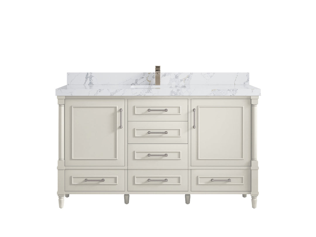 Aberdeen 60 in. W x 22 in. D Single Sink Bathroom Vanity - Willow Bath and Vanity