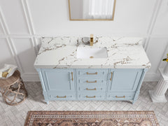 Aberdeen 60 in. W x 22 in. D Single Sink Bathroom Vanity - photo 34