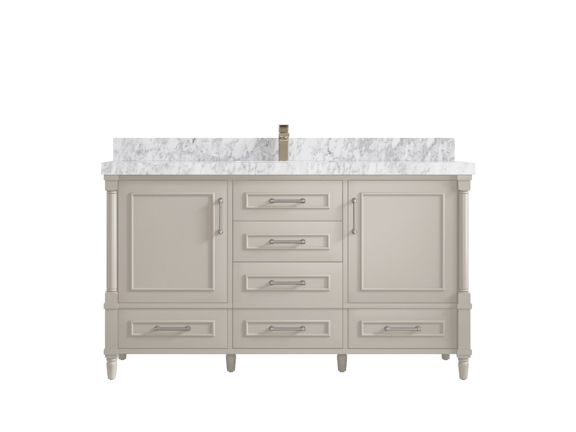 Aberdeen 60 in. W x 22 in. D Single Sink Bathroom Vanity - Willow Bath and Vanity